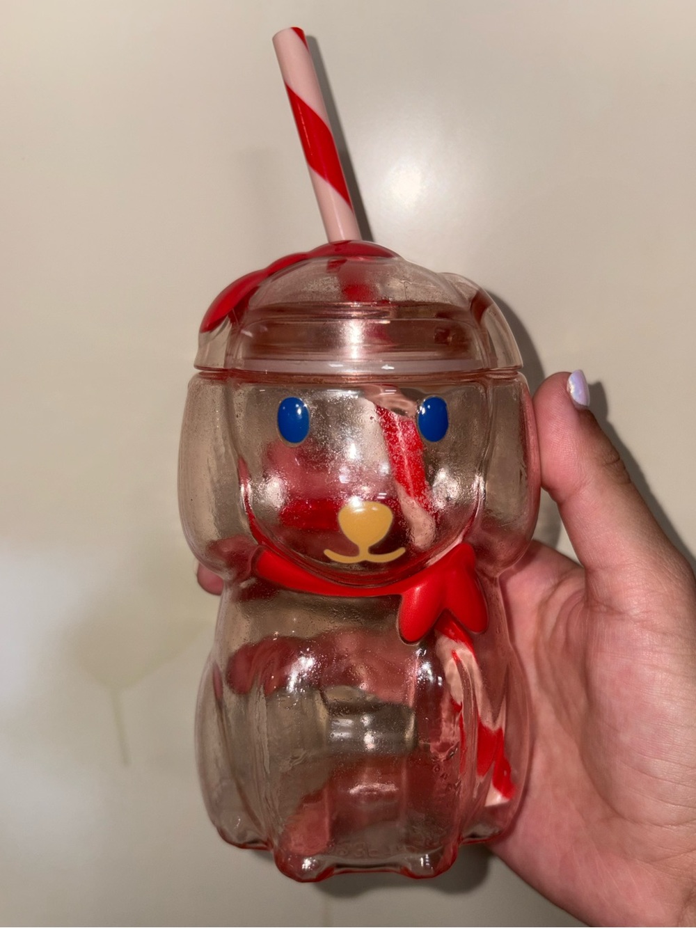 Dog Puppy Tumbler Cup - Reusable Straw Tumbler